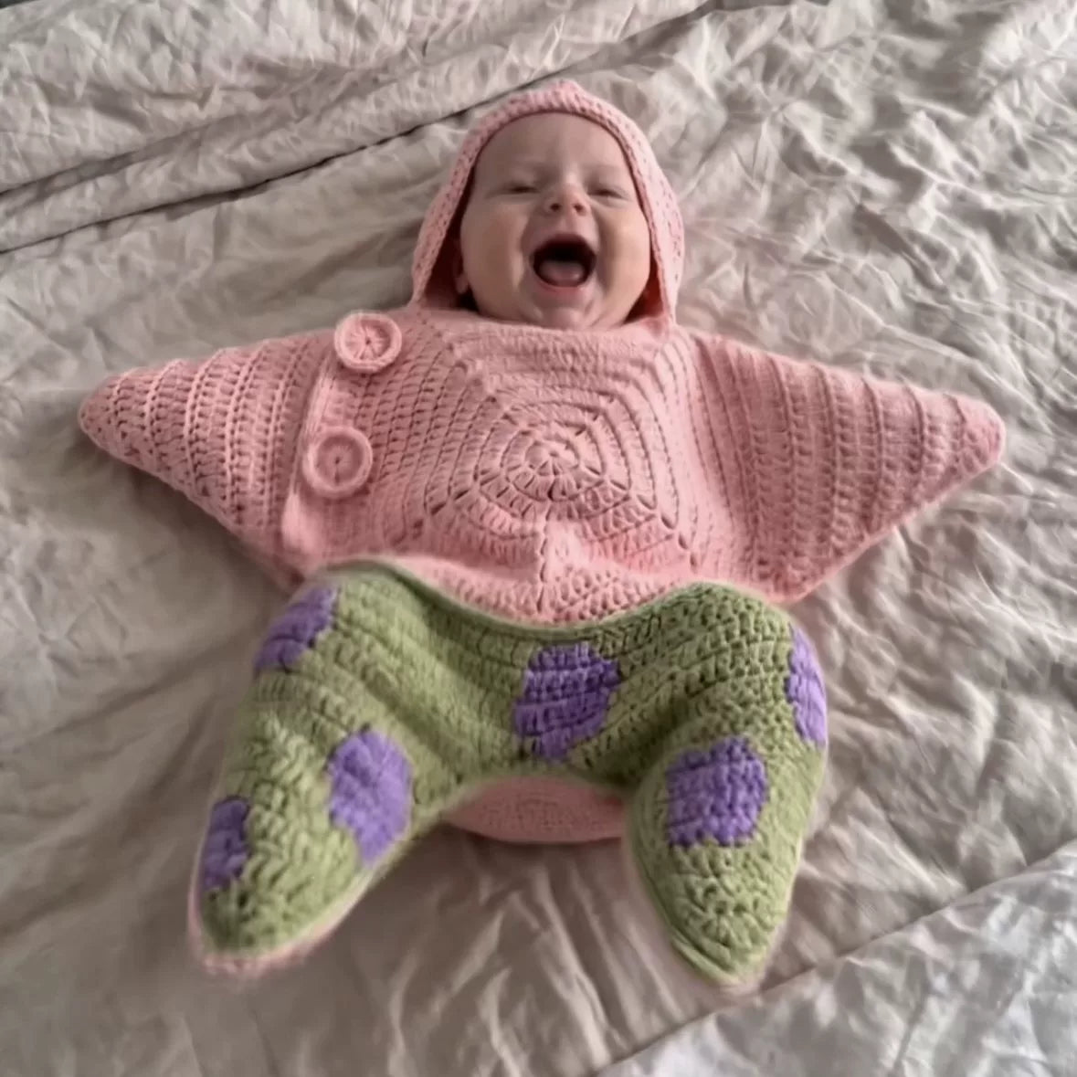 Cozy Baby Star Suit